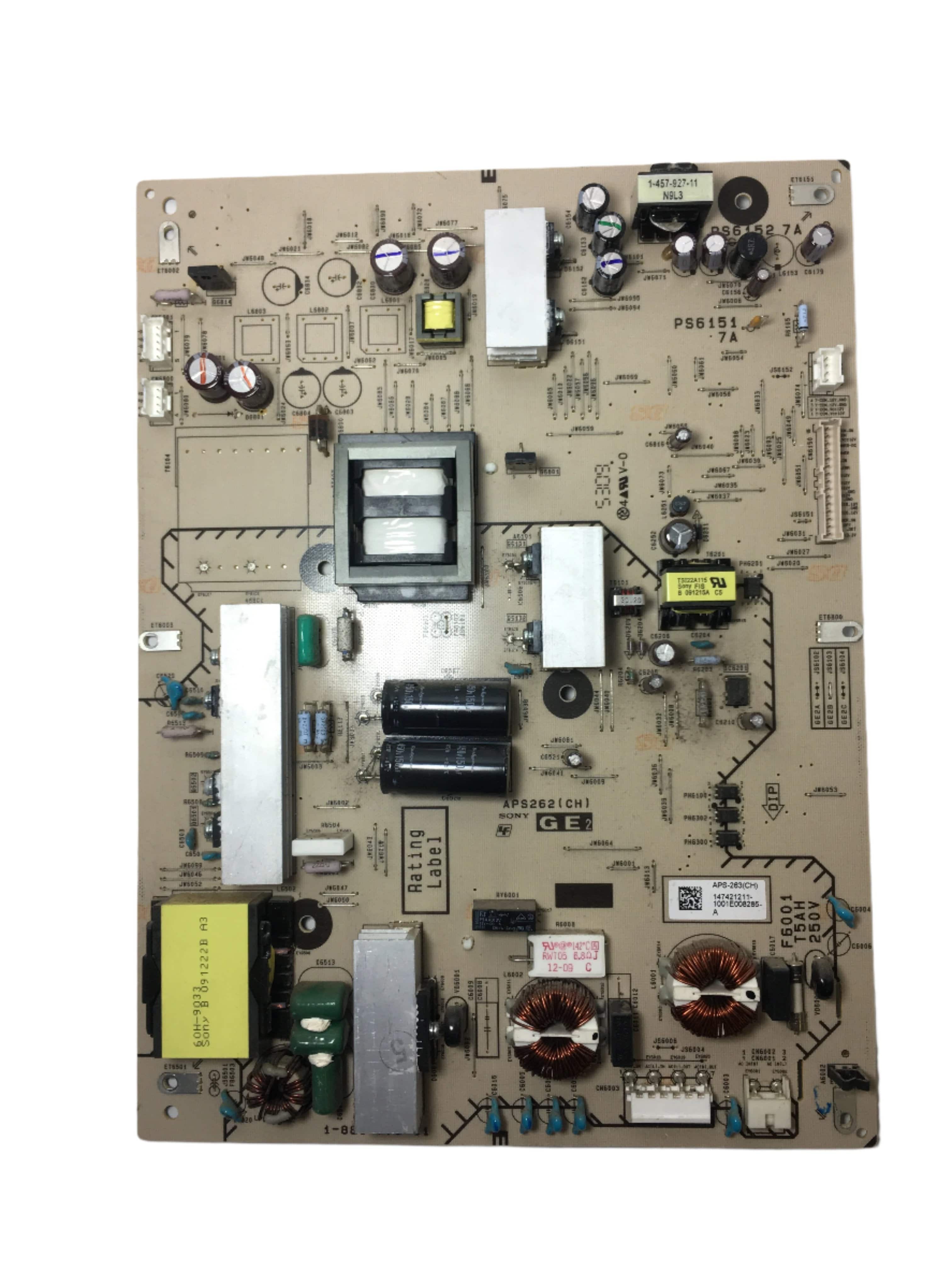 Sony 1-474-212-11 (APS-263(CH), 1-881-773-12) GE2 Power Board