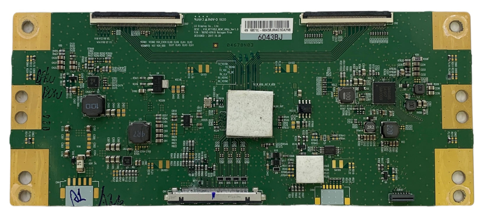 Sony 1-001-517-11 (6871L-6043B) T-Con Board