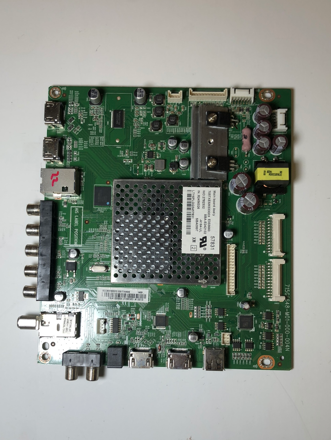 Vizio 756XECB02K037 Main Board for E500i-B1