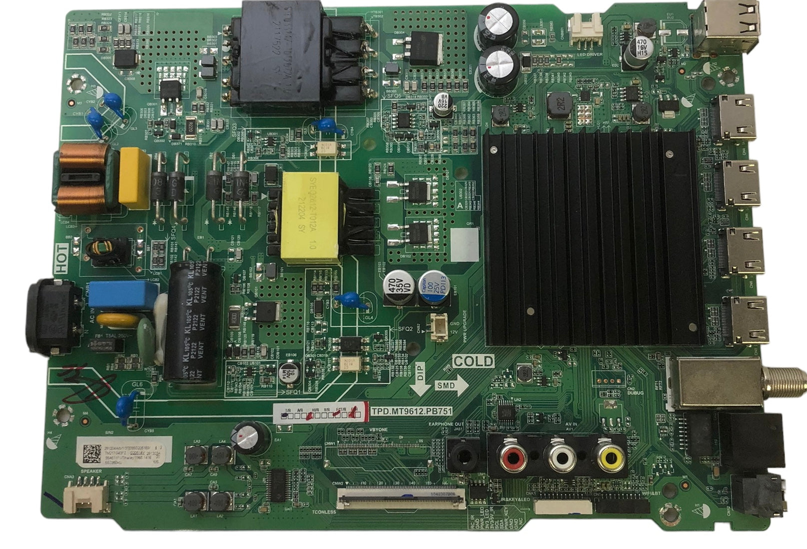 Toshiba Main Board/Power Supply 291658 291204 291203 for 55C350KU