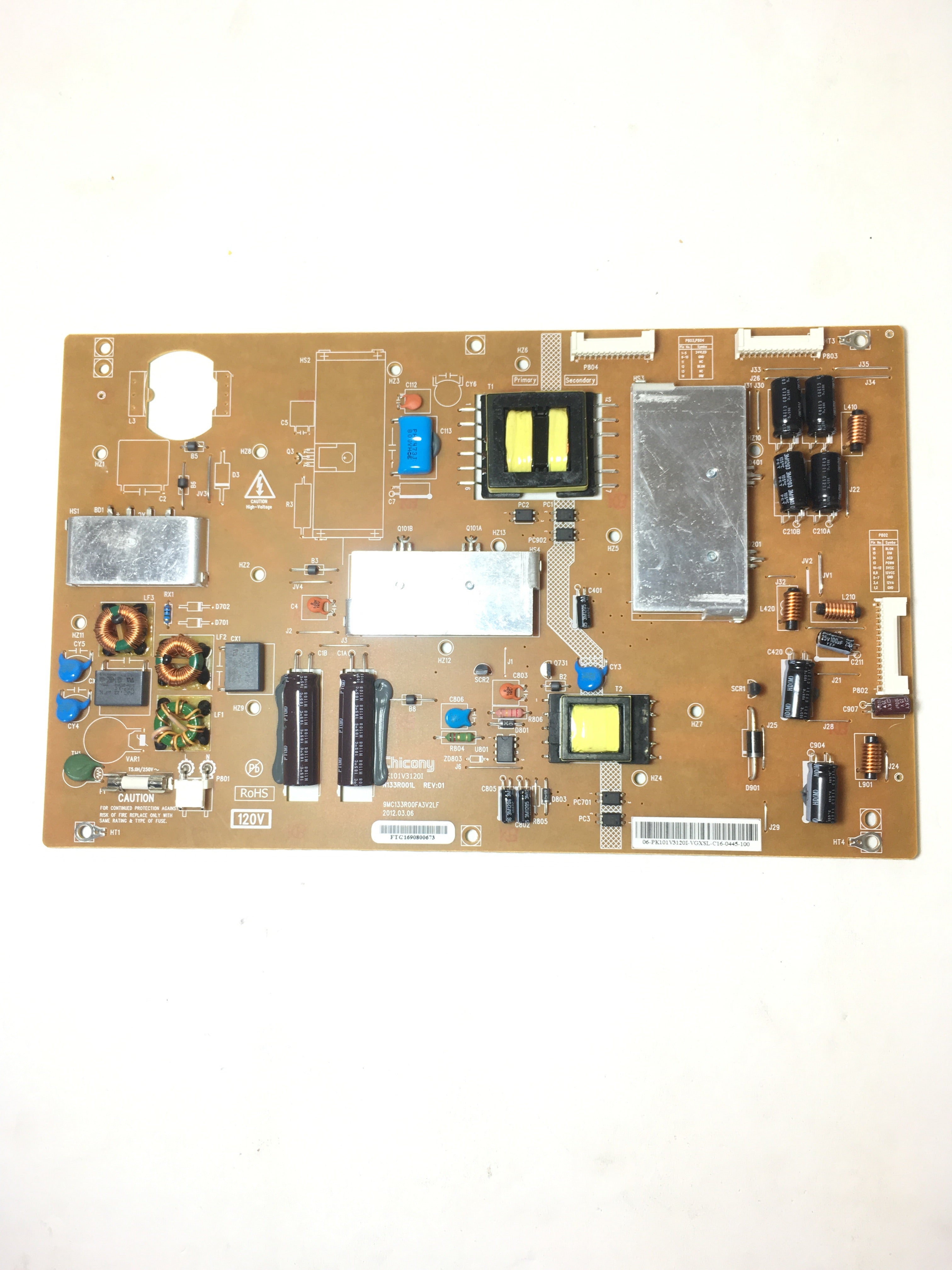 Toshiba 75031307 / PK101V3120I (9MC133R00FA3V2LF) Power Supply Unit