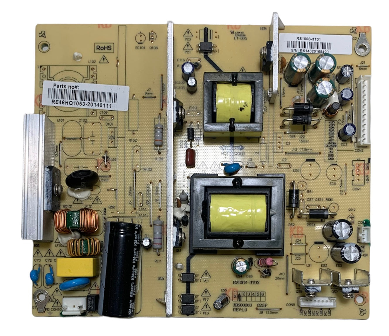 RCA RE46HQ1053 Power Supply / LED Board