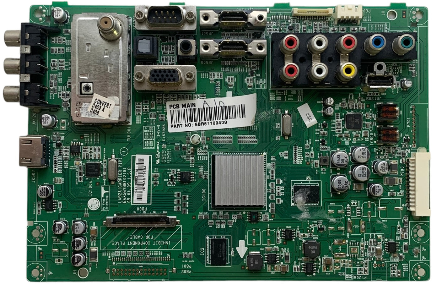 LG EBR61100408 Main Board for LG 37LH30-UA