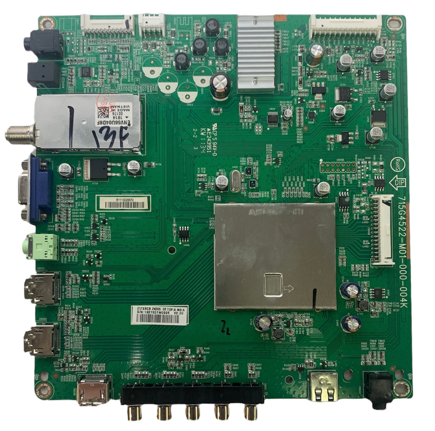 Insignia 756TXBCBZK00502 Main Board for NS-37L760A12