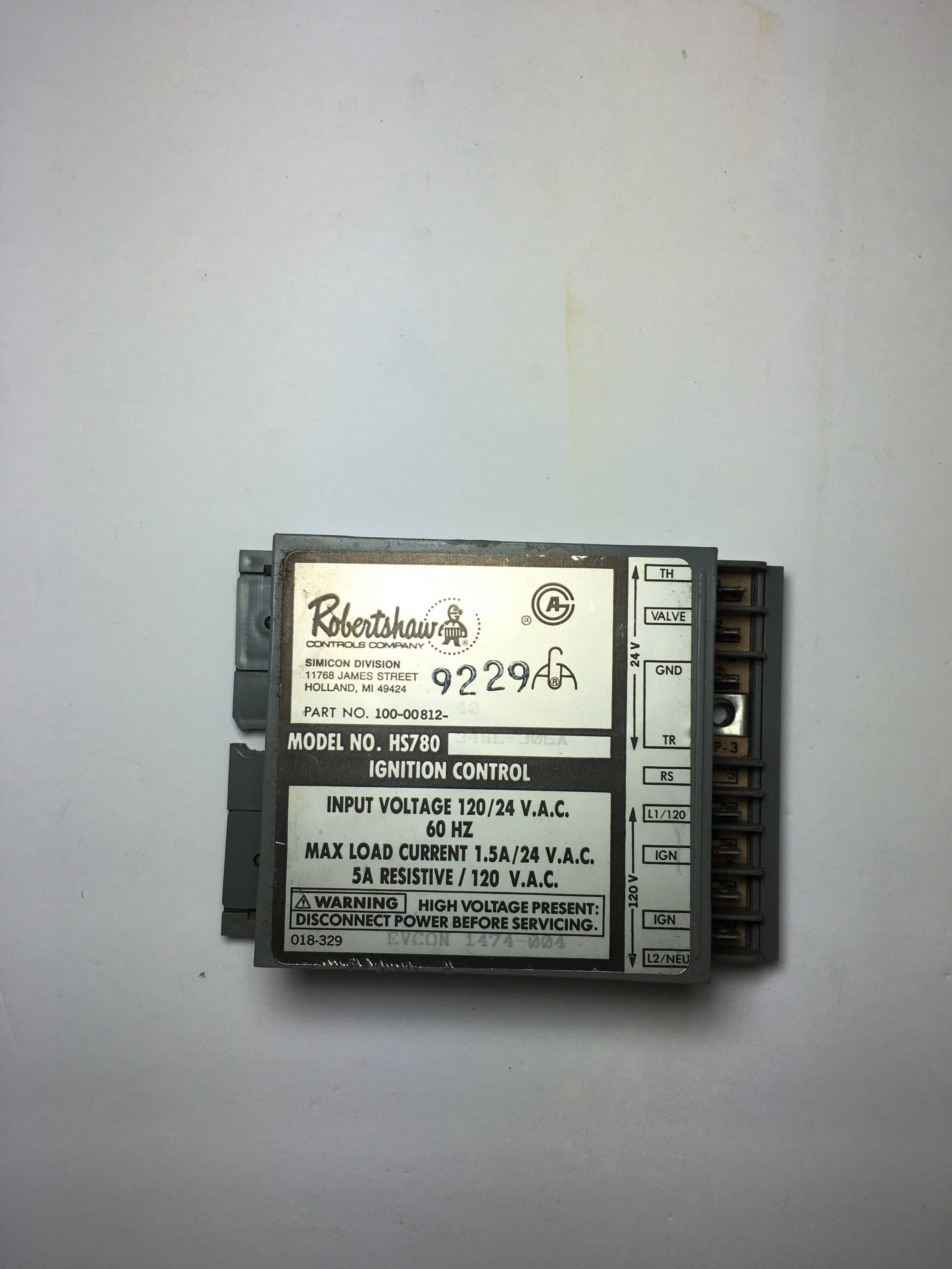 Robertshaw 100-00812-40 ( HS78034NL-306A ) Ignition Control Board