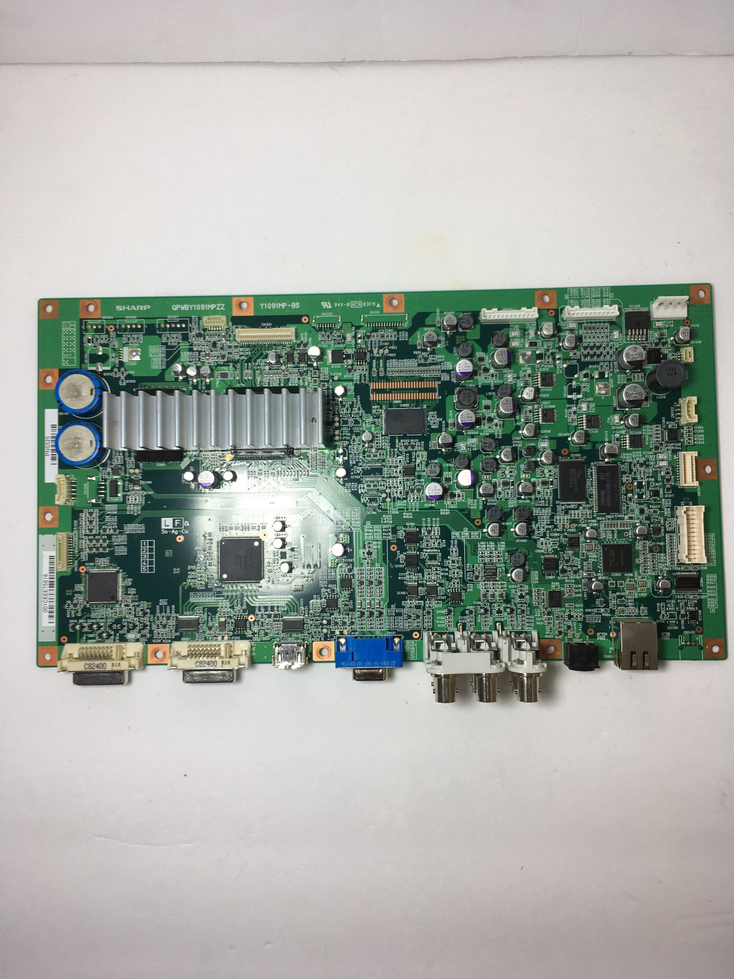 Sharp QPWBY1091MPZZ (Y-1091MP-85) Main Board for PN-S525
