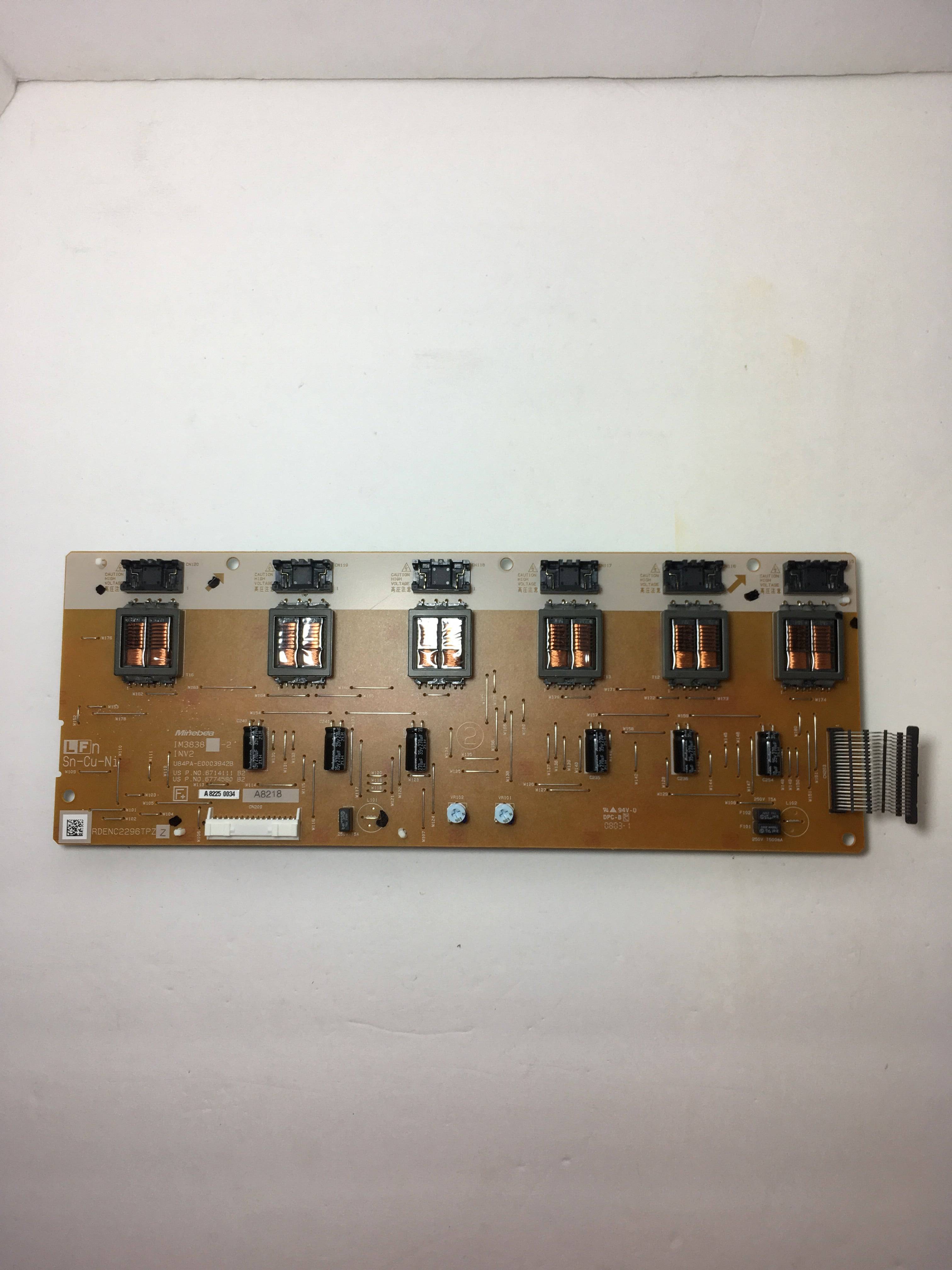 Sharp RDENC2296TPZZ (IM3838-2) Backlight Inverter