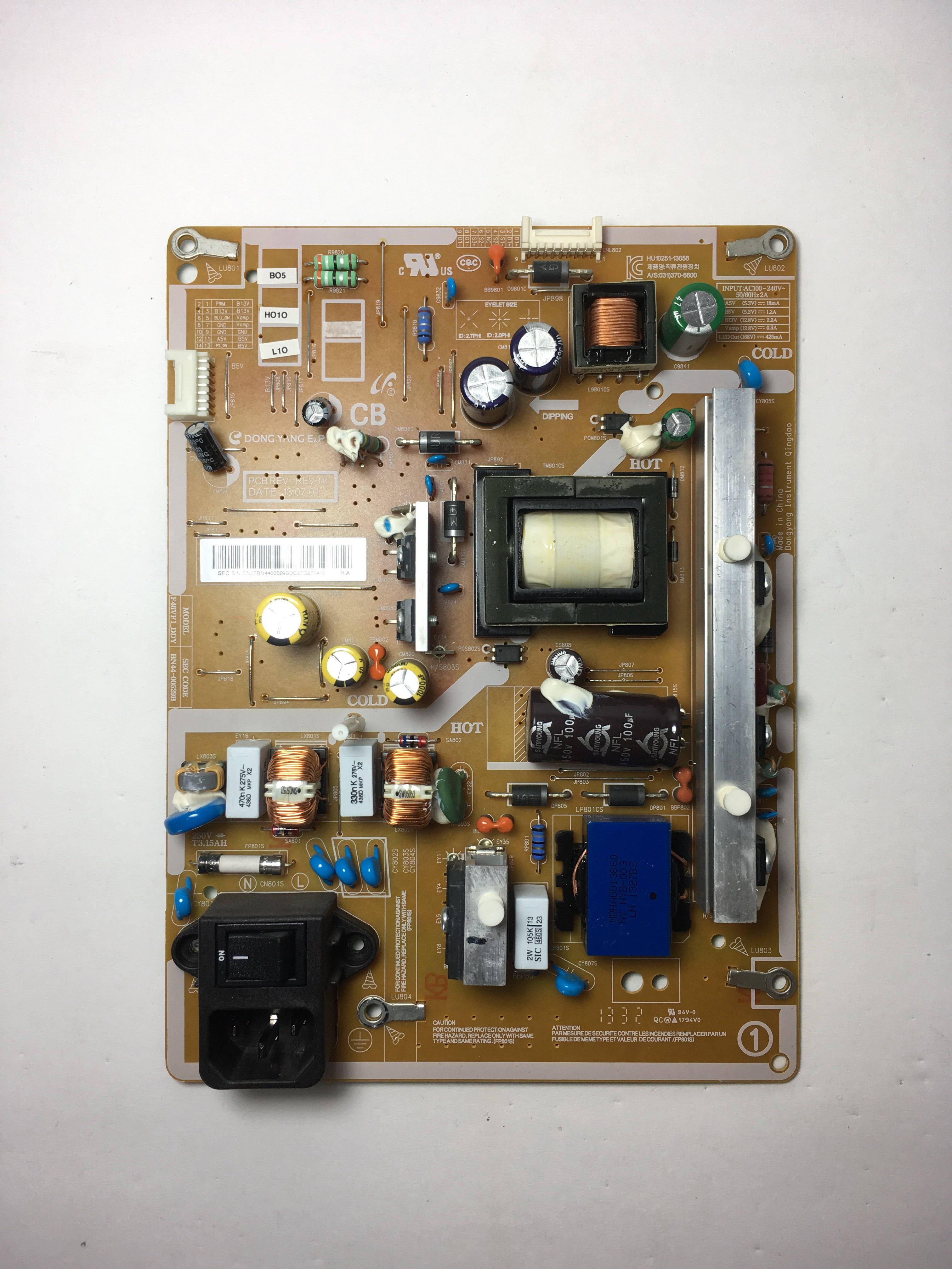 Samsung BN44-00529B (HU10251-13058) Power Supply / LED Board
