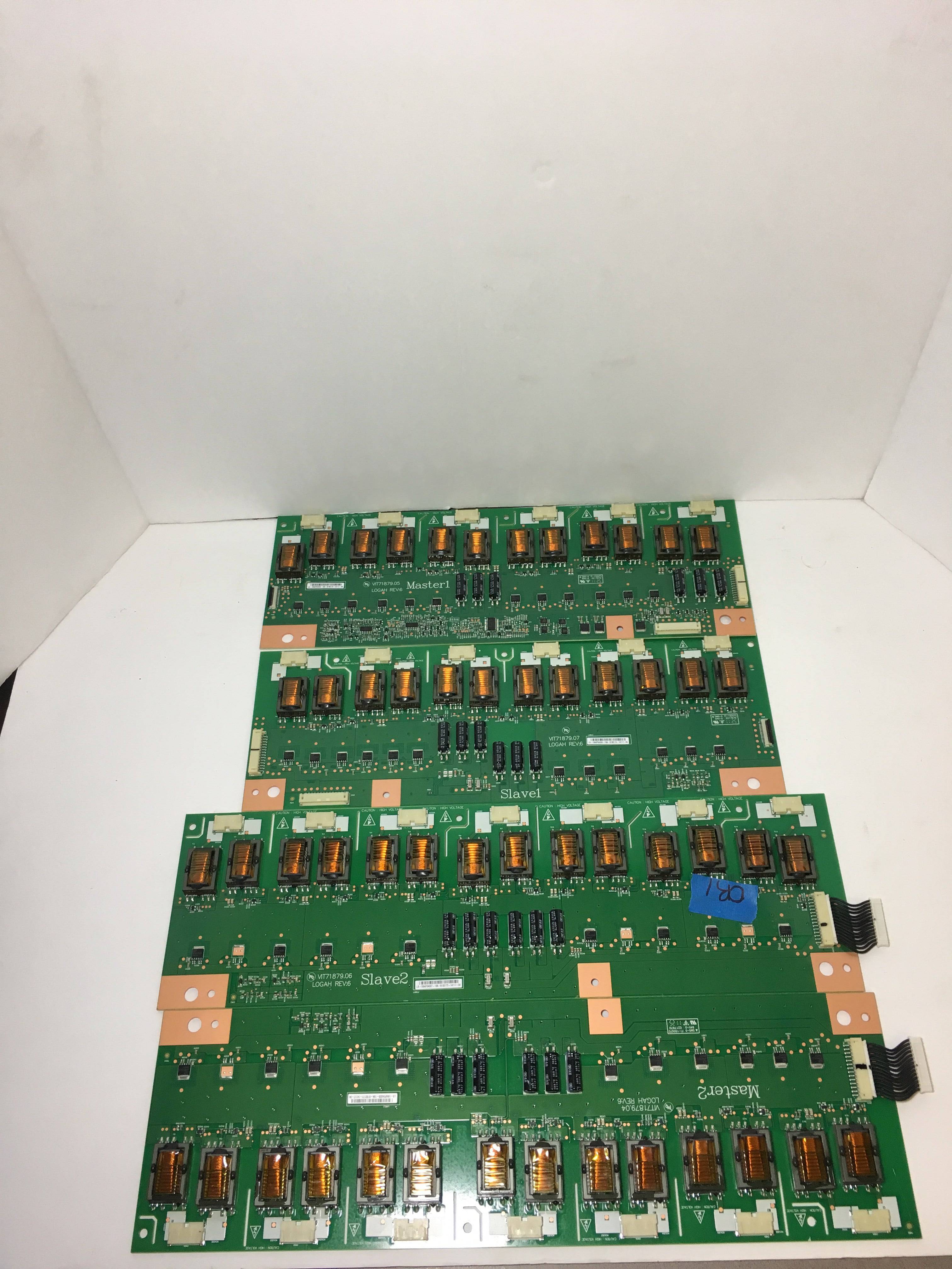 Toshiba VIT71879 Backlight Inverter Kit Rev:6 with connectors for 65HT2U