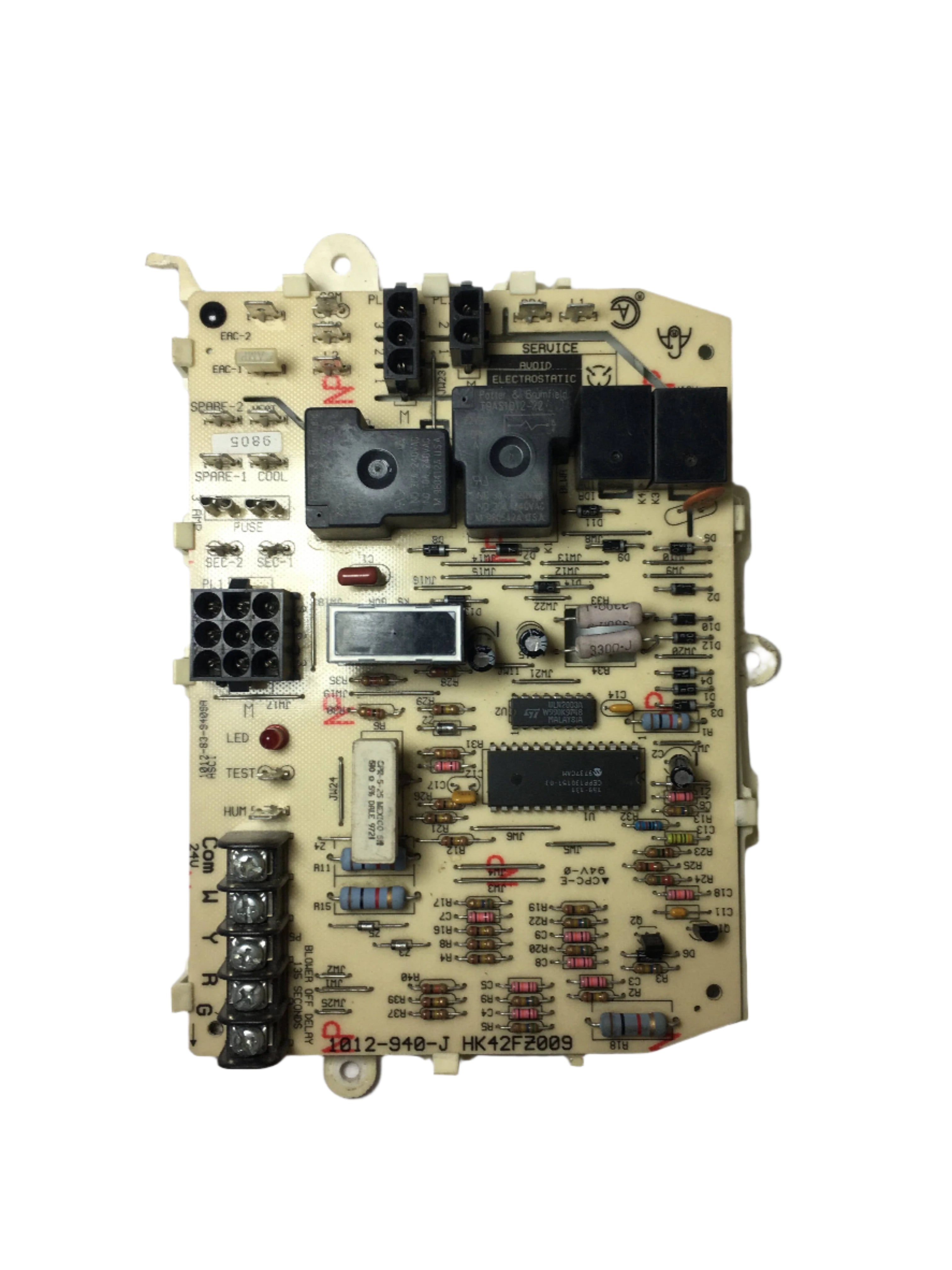 Carrier Bryant Payne 1012-940-J HK42FZ009 Furnace Control Board
