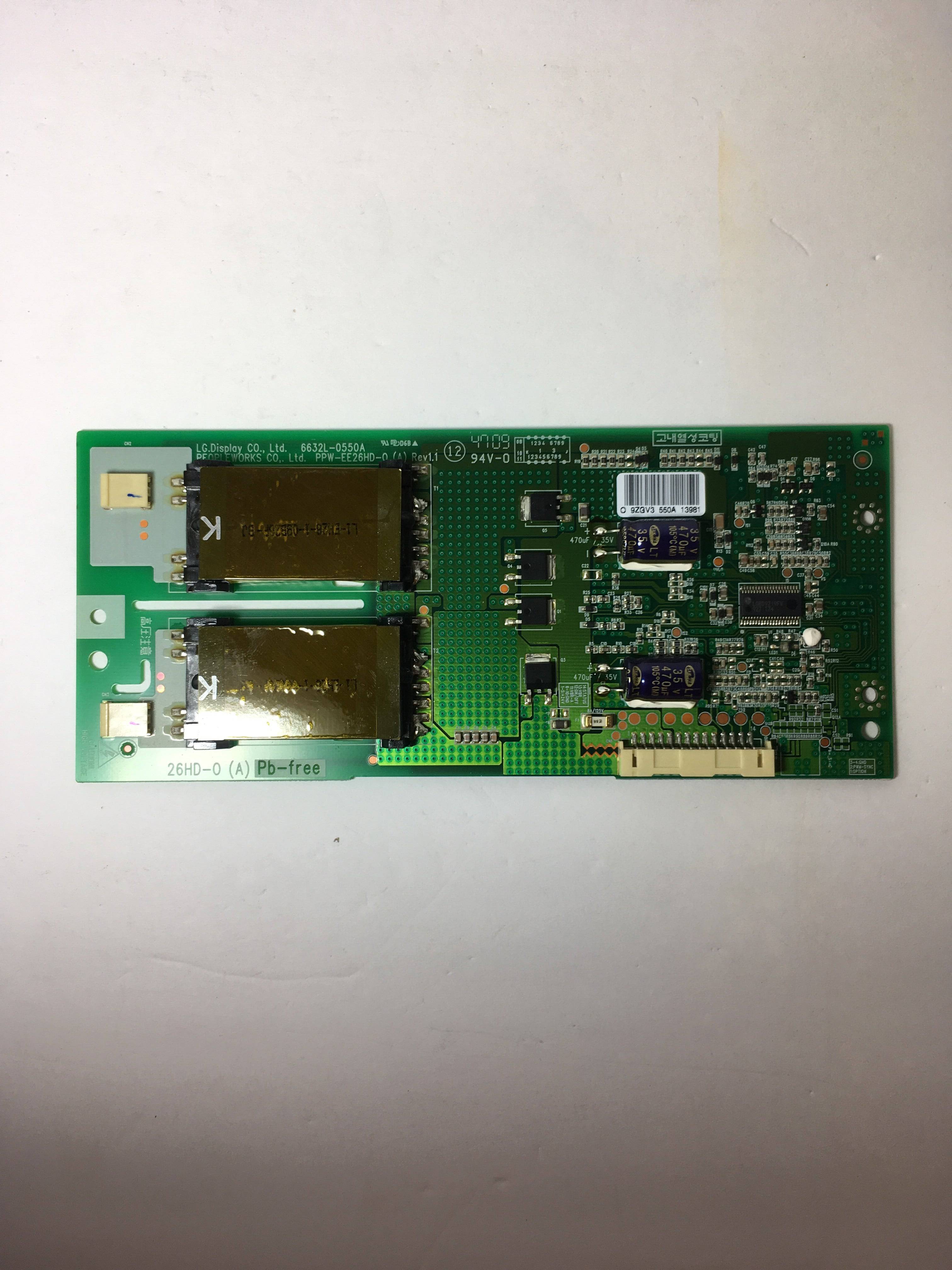 LG / Sanyo 6632L-0550A (PPW-EE26HD-0) Backlight Inverter