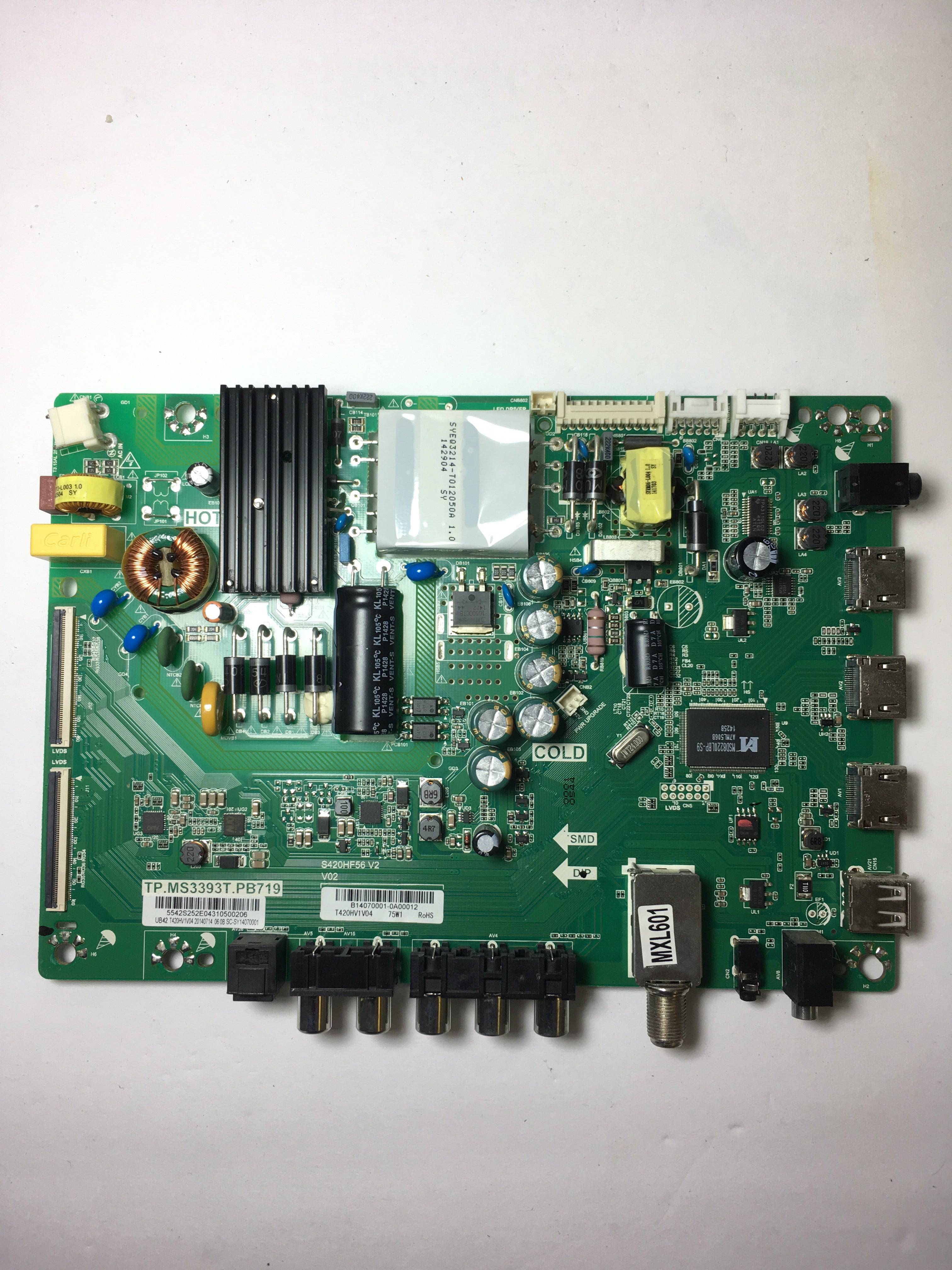 Insignia 55.42S25.2E0 TPms3393T.PB719 Main Board