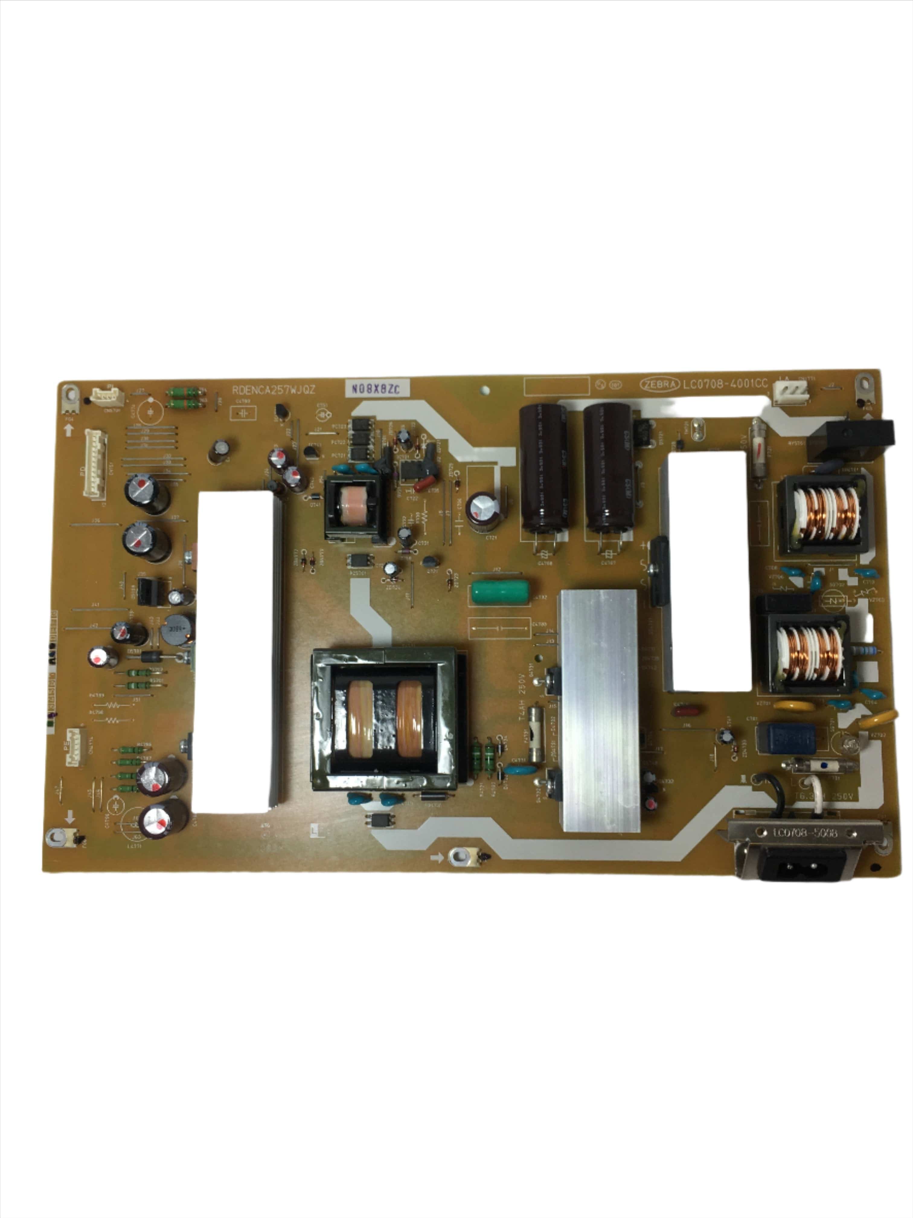 Sharp RDENCA257WJQZ (LC0708-4001CC) Power Supply Unit