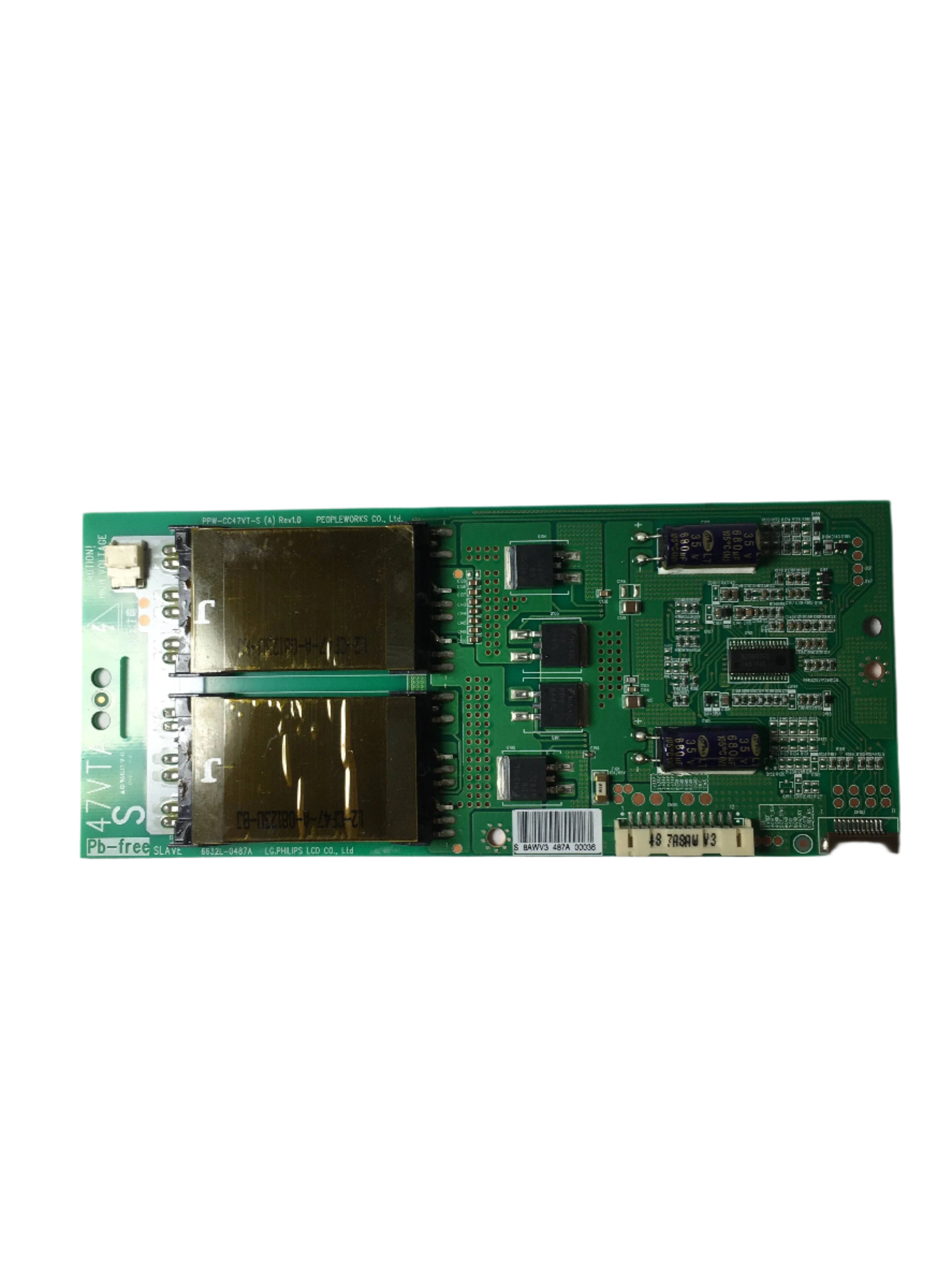 Vizio 6632L-0487A (PPW-CC47VT-S) Backlight Inverter Slave