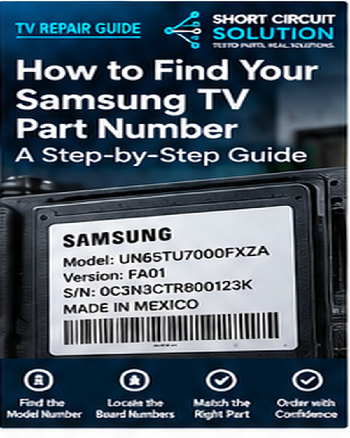 Samsung TV part number identification guide