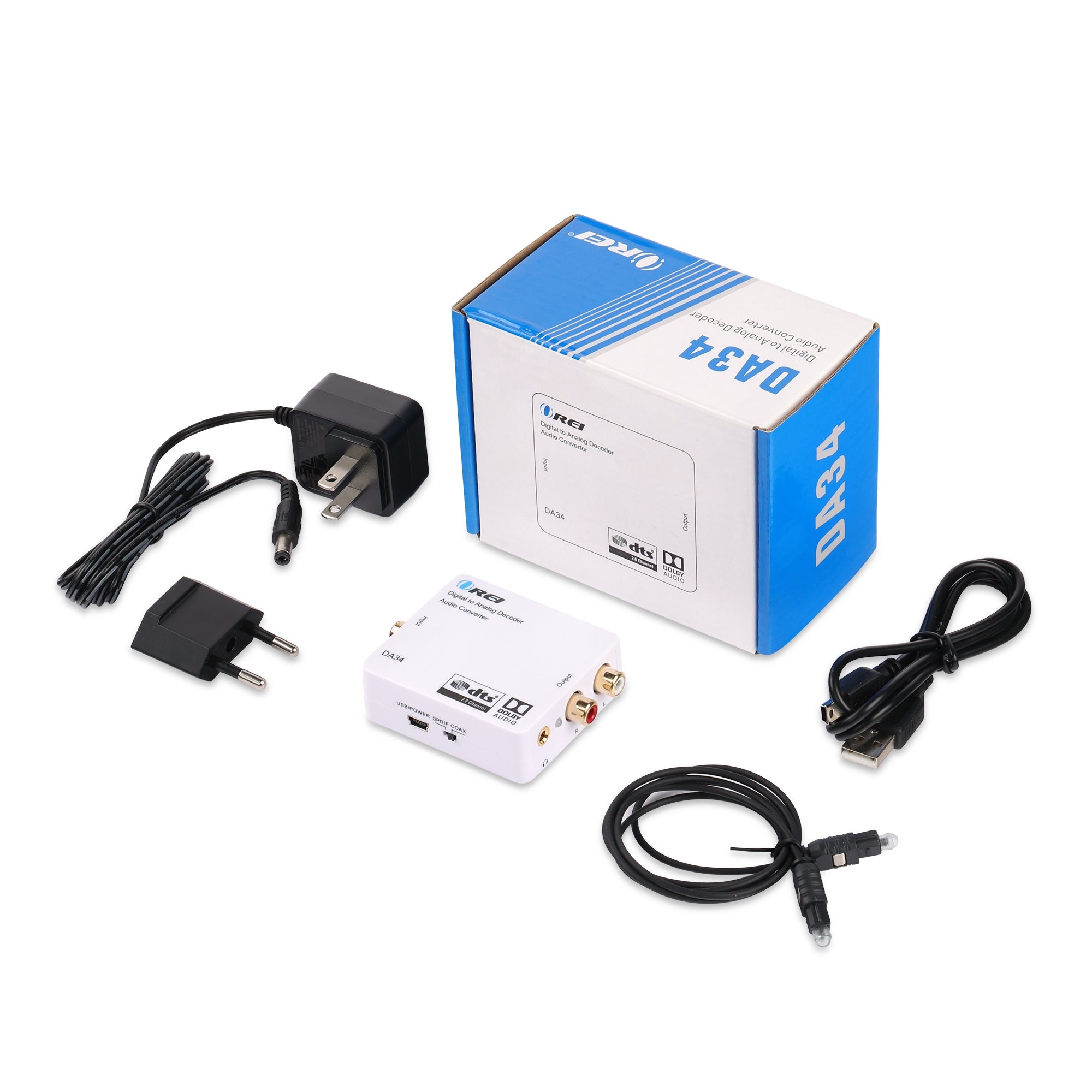 Digital to Analog Decoder Audio Converter-DA34