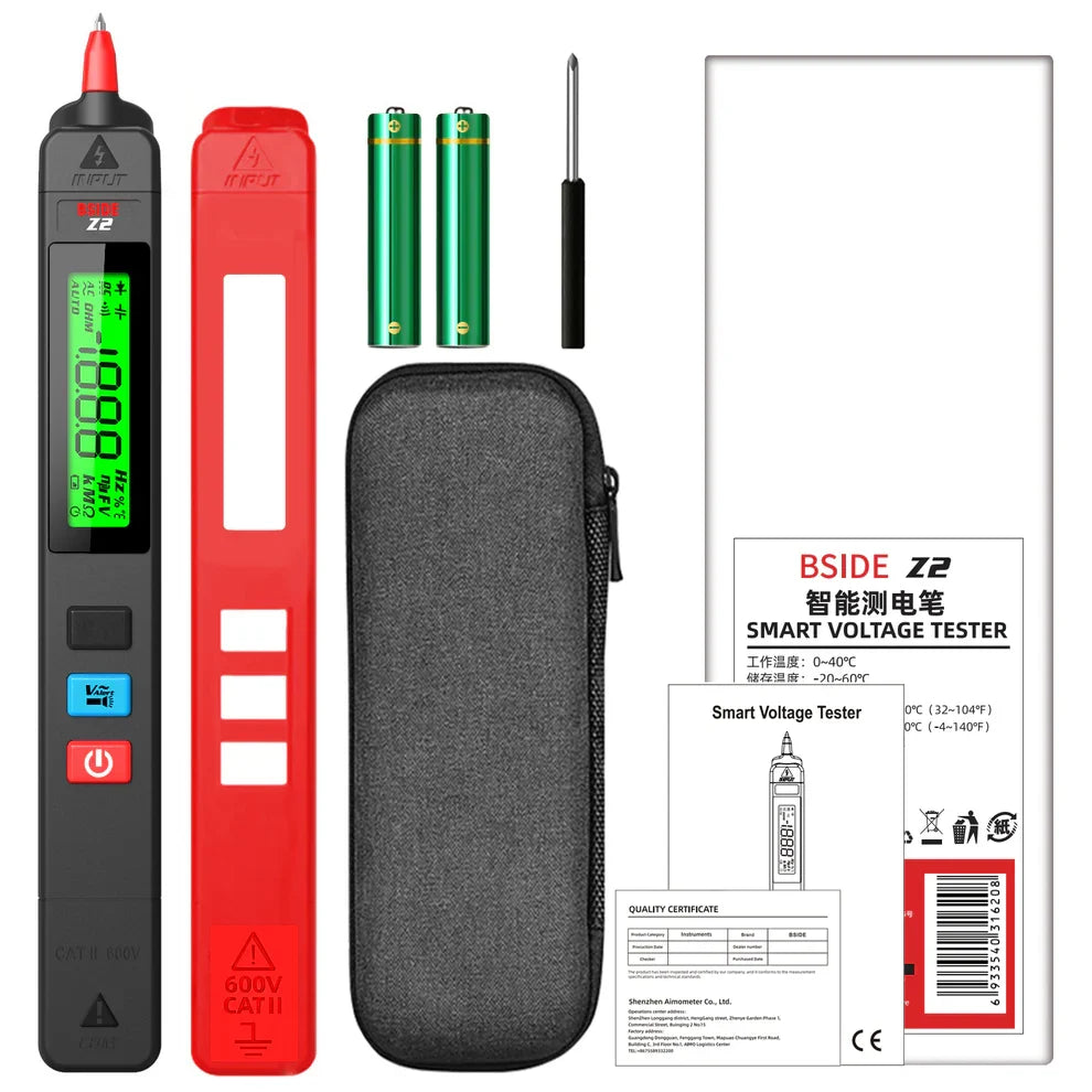 BSIDE Z2 AC Voltage Tester Pen with Leakage Detection