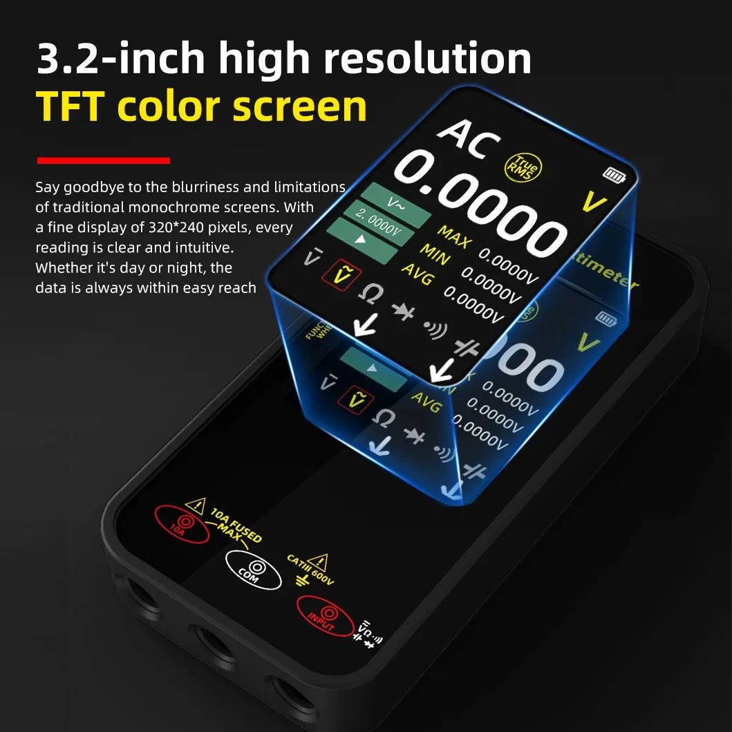 BSIDE S500 Digital Multimeter – Professional High-Precision Multi-Function Tester