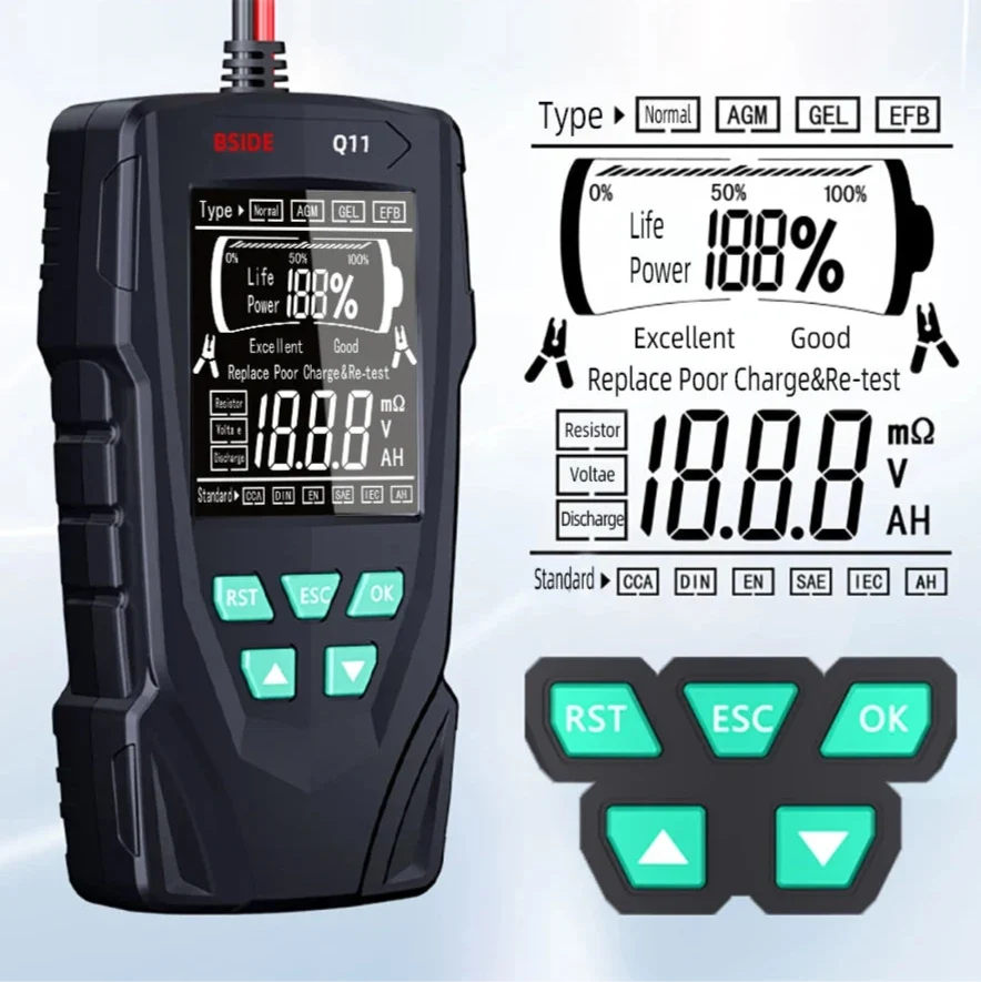 BSIDE Q11 Car Battery Tester Professiona
