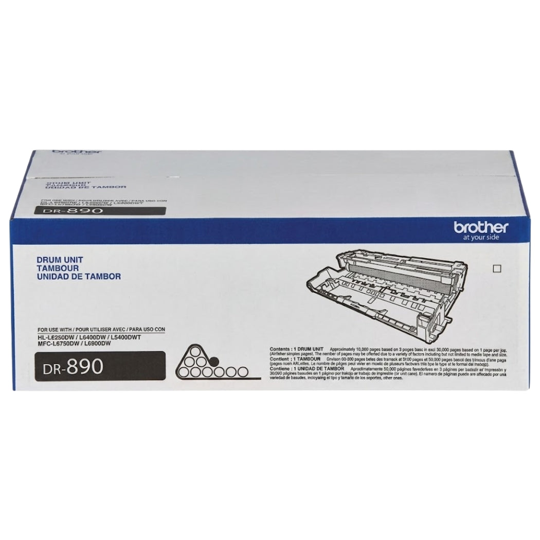 New, Pre-Owned - Brother DR-890 High Yield Black Toner Cartridge