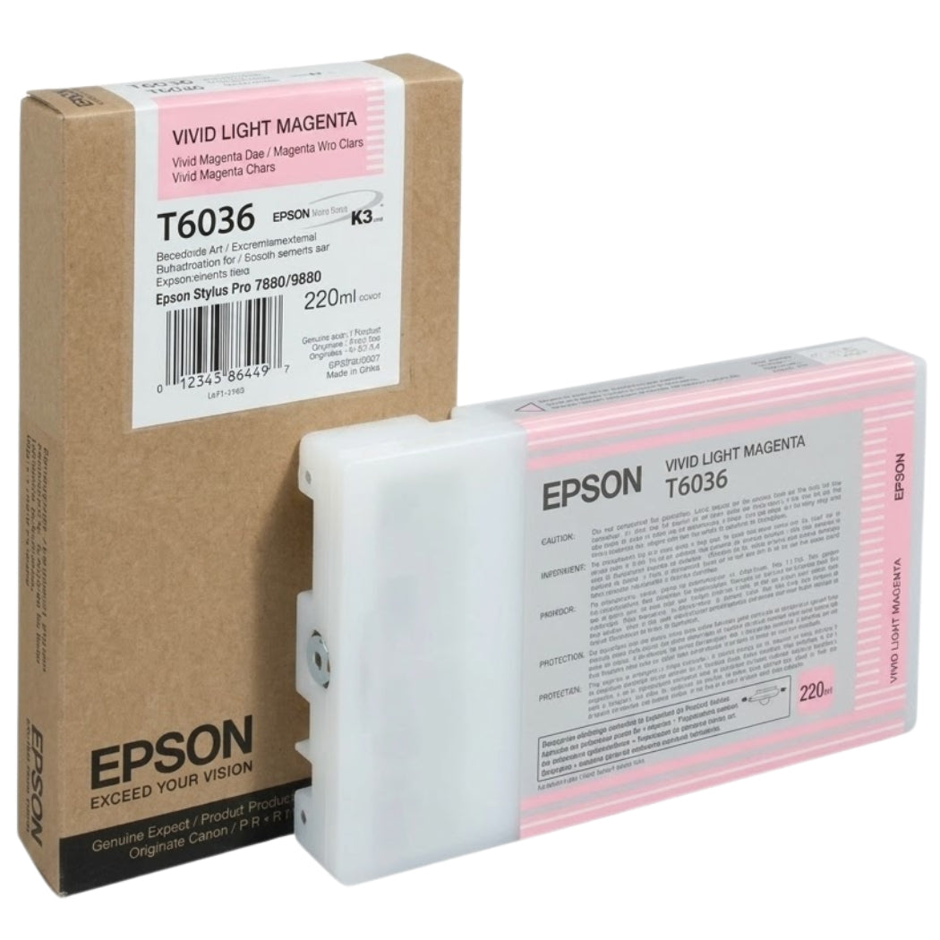 New, Pre-Owned - Epson T6036 Light Magenta Ink Cartridge