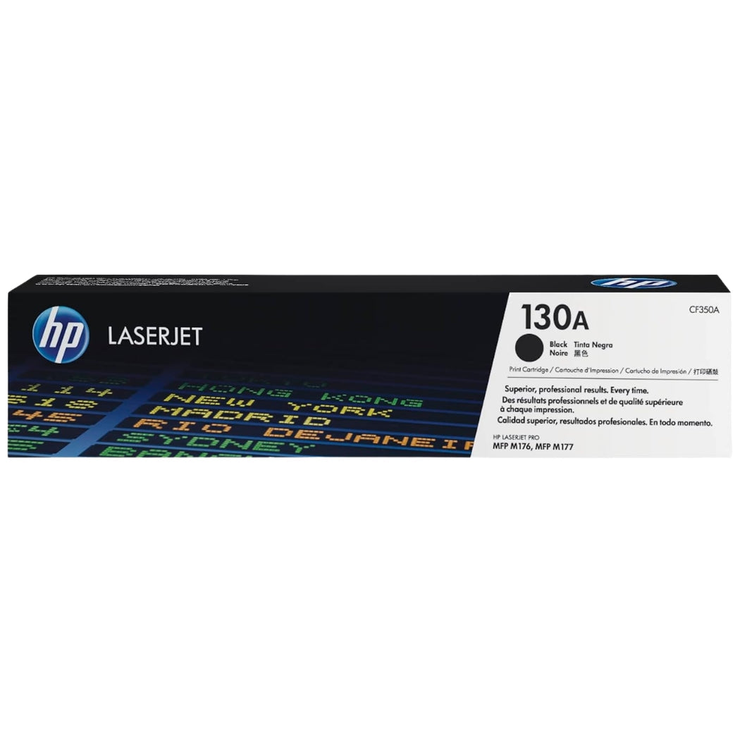 New, Pre-Owned - HP 130A Black LaserJet Toner Cartridge, CF350A