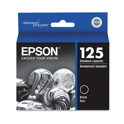New, Pre-Owned - Epson 125 Black Ink Cartridge