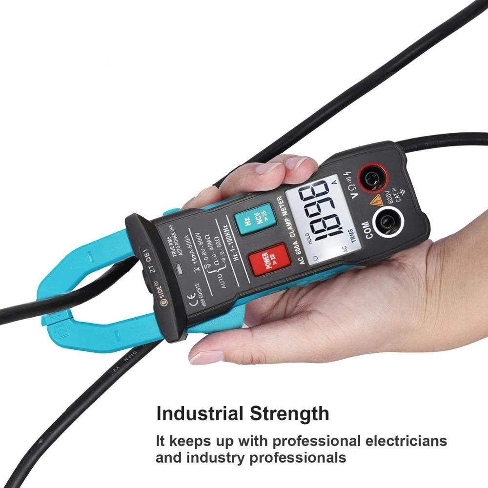 BSIDE ZT-QB1 Digital Clamp Meter T-RMS AC/DC Multimeter with NCV