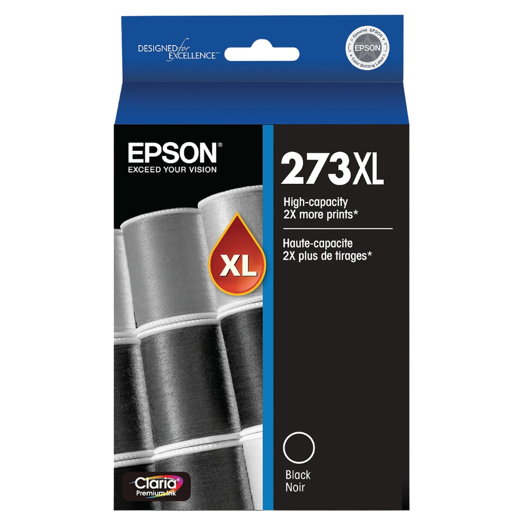 New, Pre-Owned - Epson 273XL High Capacity Black Ink Cartridge