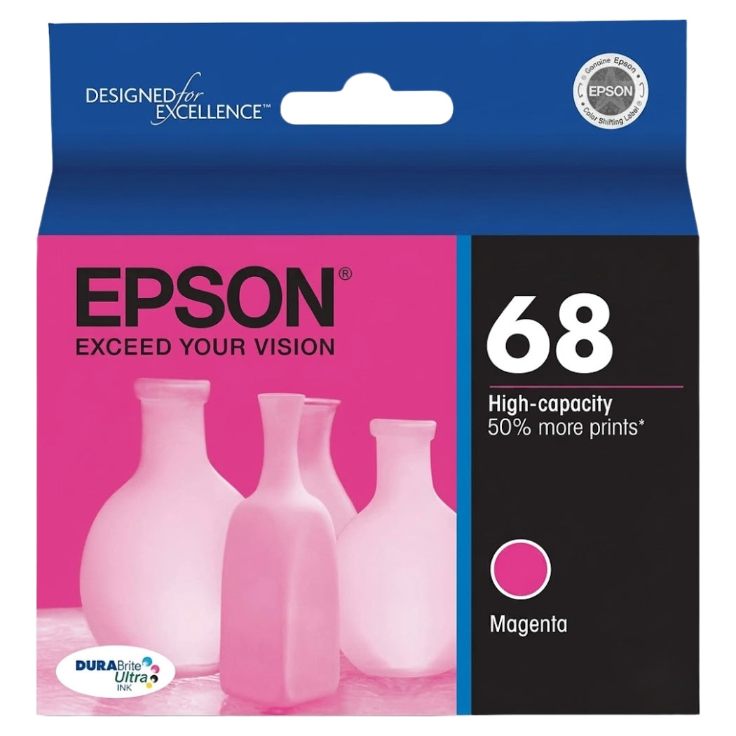 New, Pre-Owned - Epson 68 Magenta Ink Cartridge