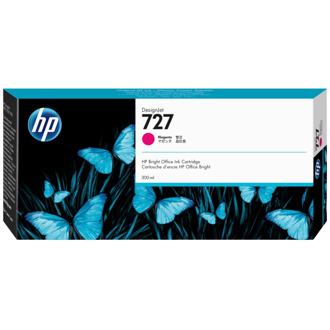 New, Pre-Owned - HP 727 300mL (F9J77A) Magenta Ink Cartridge