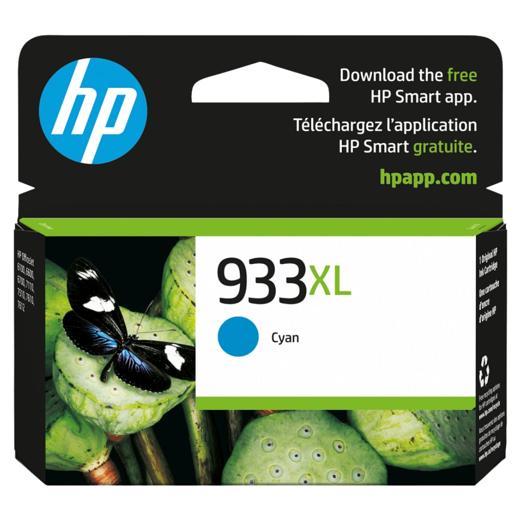 New, Pre-Owned - HP 933XL Cyan (CN054AN) Ink Cartridge
