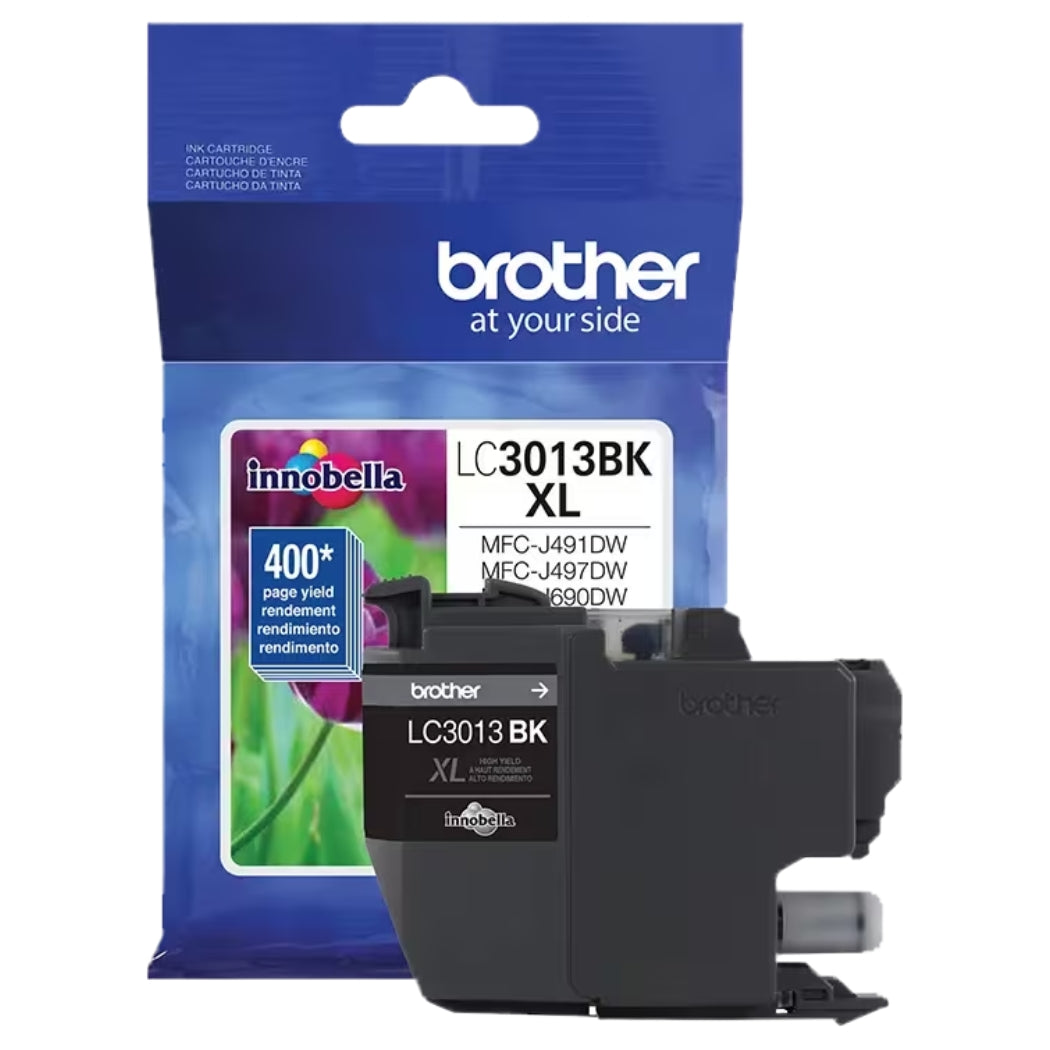 New, Pre-Owned - Brother LC3013XL High Yield Black Ink Cartridge