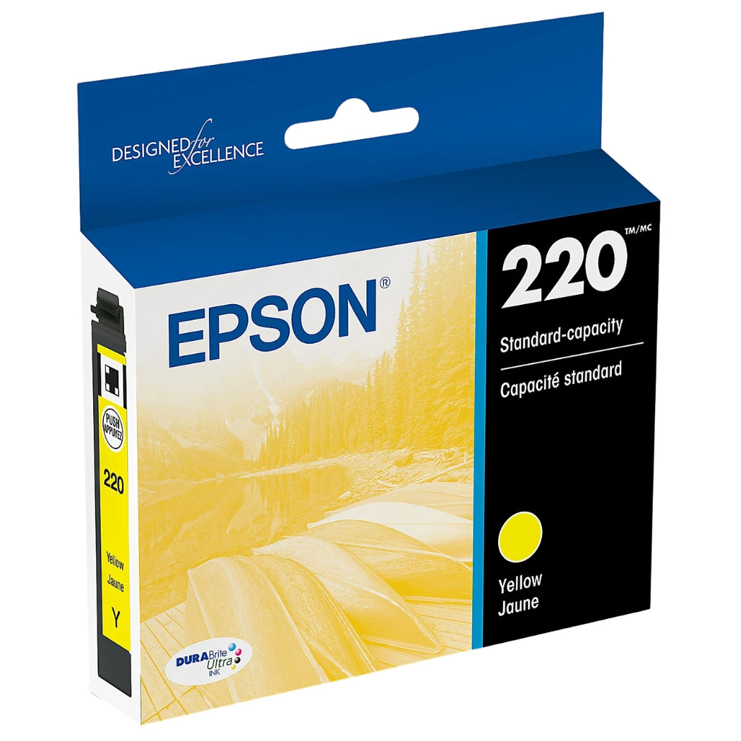 New, Pre-Owned - Epson 220 Standard-capacity Yellow Ink Cartridge