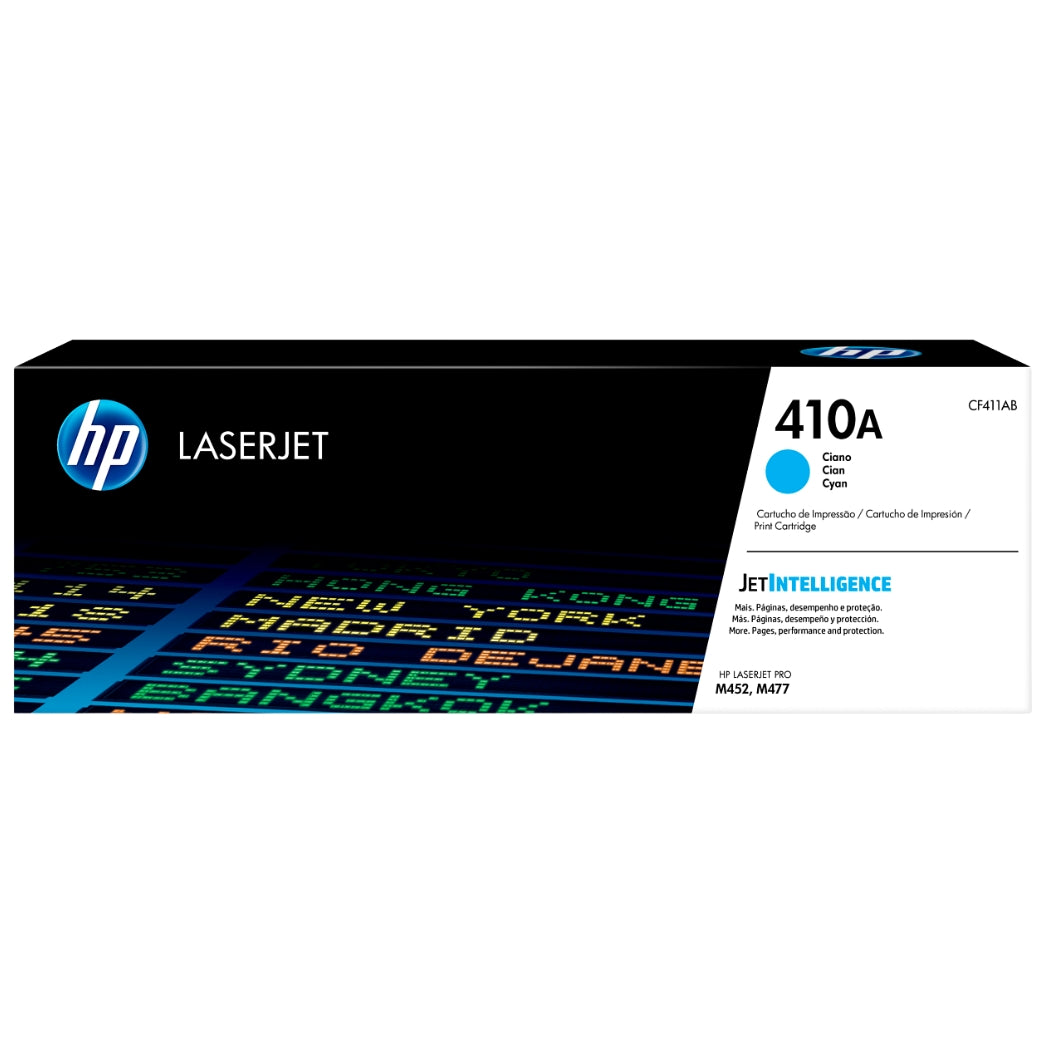 New, Pre-Owned - HP 410A Standard-Yield Cyan Laser Toner Cartridge, CF411A