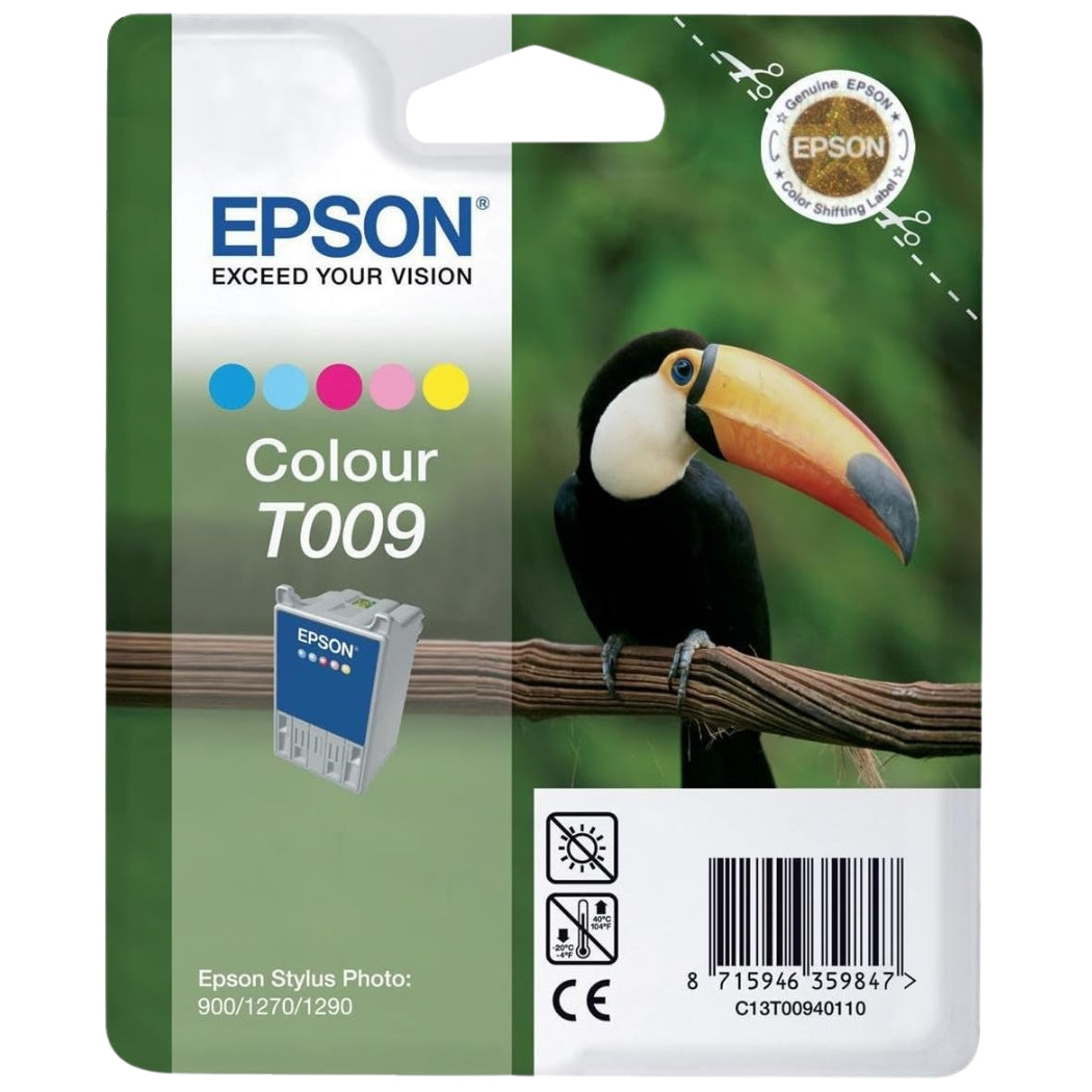 New, Pre-Owned - Epson T009 Standard-Yield Color Ink Cartridge, T009201