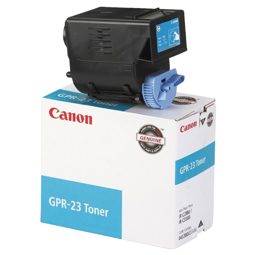 New, Pre-Owned - Canon GPR-23 Cyan Toner Cartridge, 0453B003AA