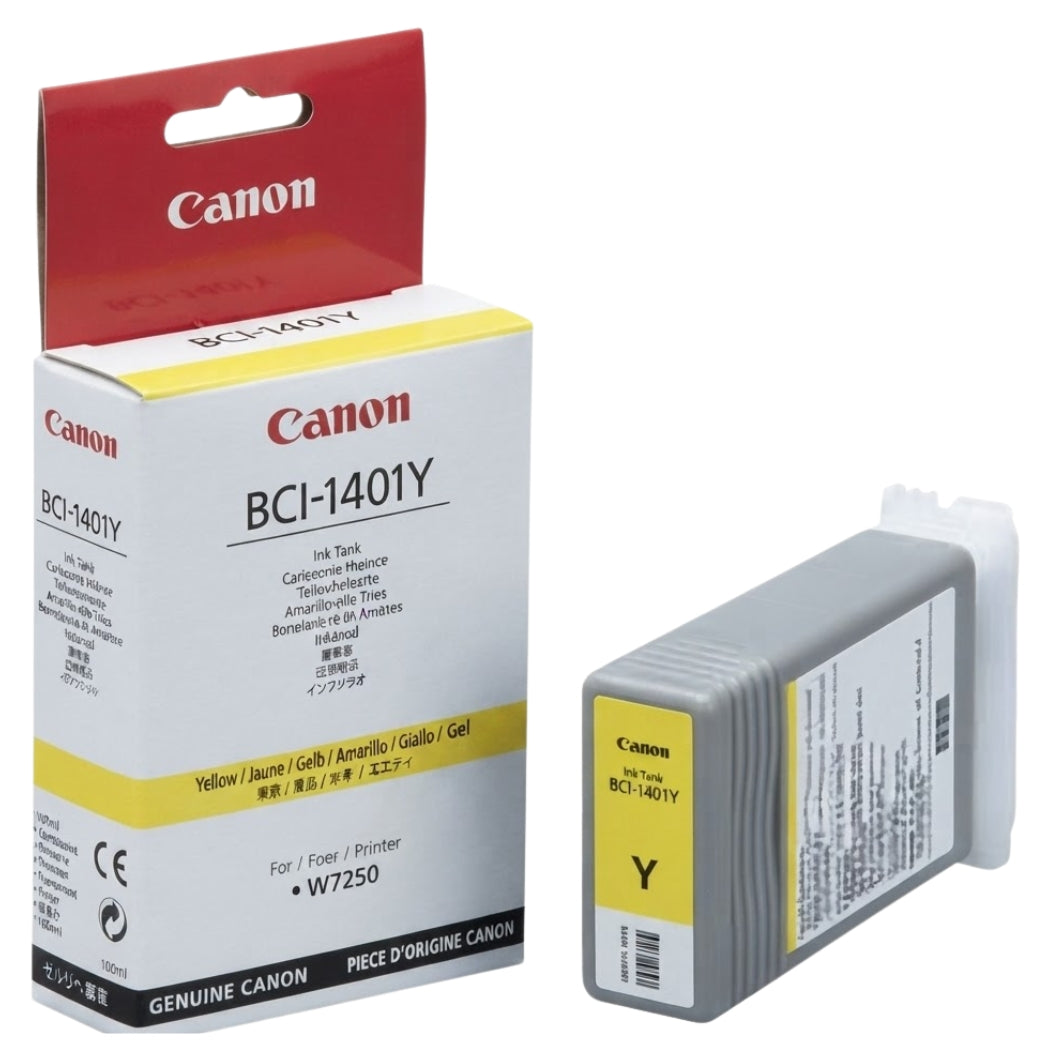 New, Pre-Owned - Canon BCI-1401Y Yellow Ink Tank