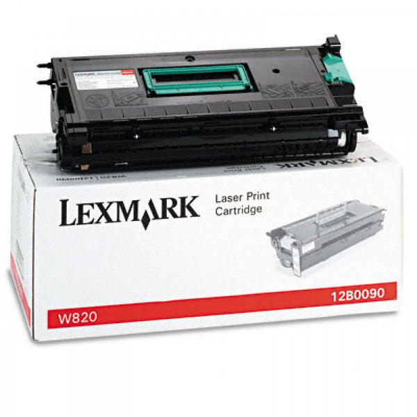 New, Pre-Owned - Lexmark W820 Black Toner Cartridge, 12B0090