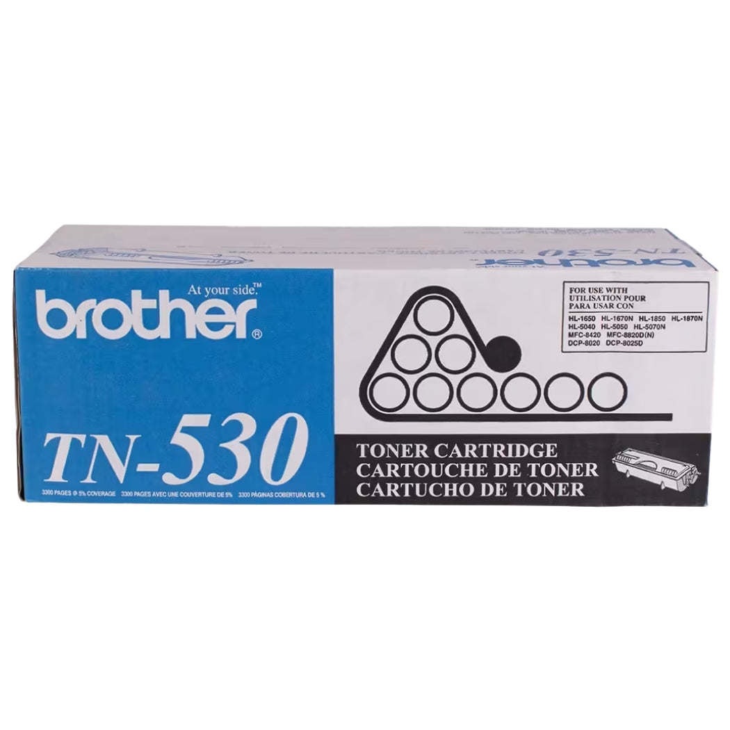 New, Pre-Owned - Brother TN-530 Standard Yield Black Toner Cartridge