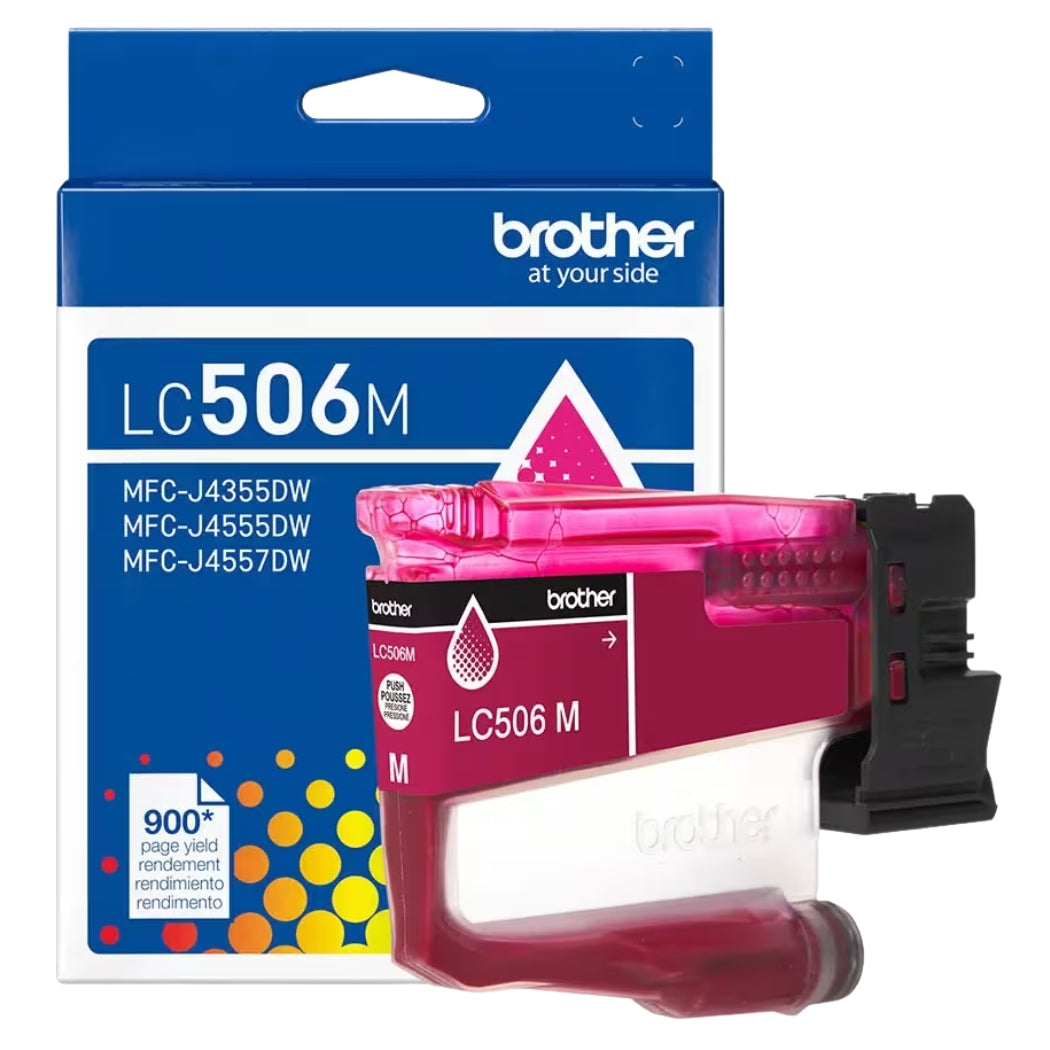 New, Pre-Owned - Brother LC506 Standard Yield Magenta Ink Cartridge
