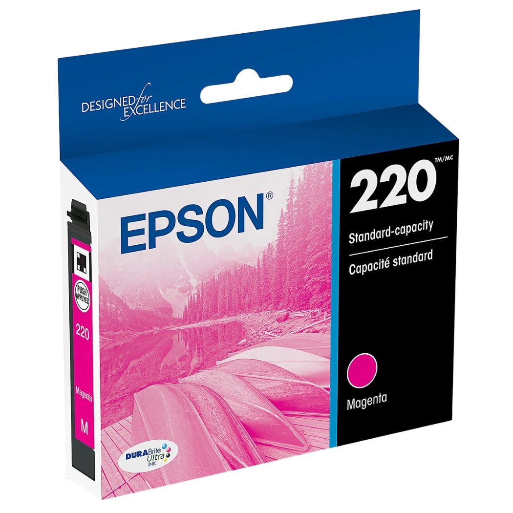 New, Pre-Owned - Epson 220 Standard-capacity Magenta Ink Cartridge
