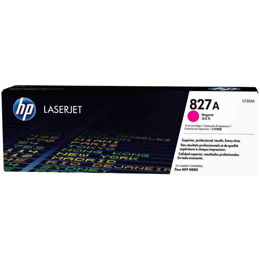 New, Pre-Owned - HP 827A Standard-Yield Magenta Laser Toner Cartridge, CF303A