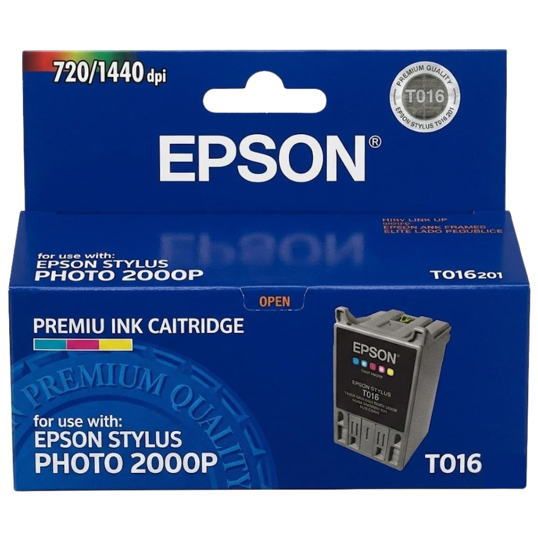New, Pre-Owned - Epson T016 Color Ink Cartridge, T016201