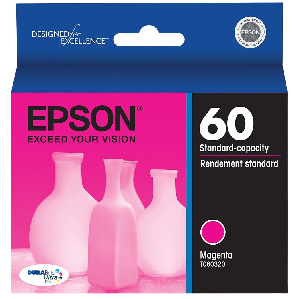 New, Pre-Owned - Epson 60 (T060320) Magenta Ink Cartridge