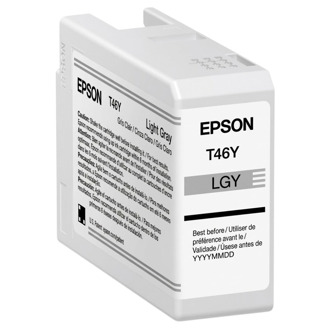 New, Pre-Owned - Epson T46Y9 Light Gray Standard Yield Ink Cartridge