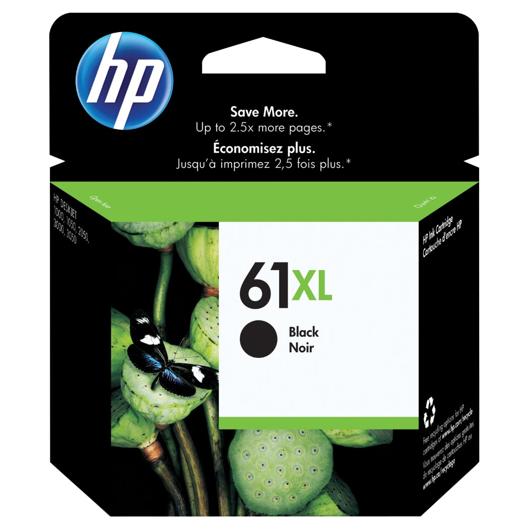 New, Pre-Owned - HP 61XL Black (CH563WN) Ink Cartridge