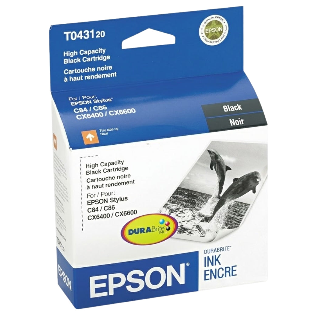 New, Pre-Owned - Epson T043120 Black High Yield OEM New, Pre-Owned - Ink Cartridge