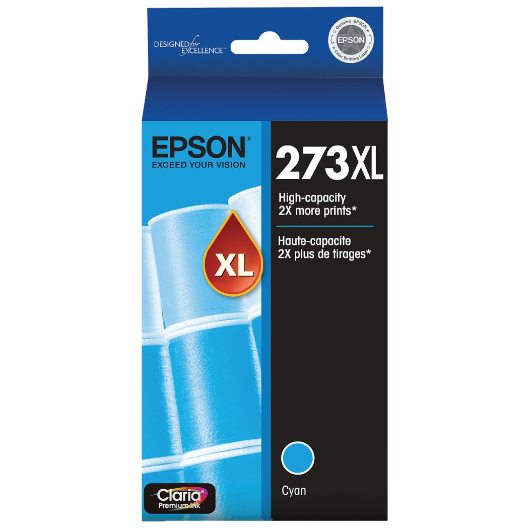 New, Pre-Owned - Epson 273Xl Cyan Ink Cartridge