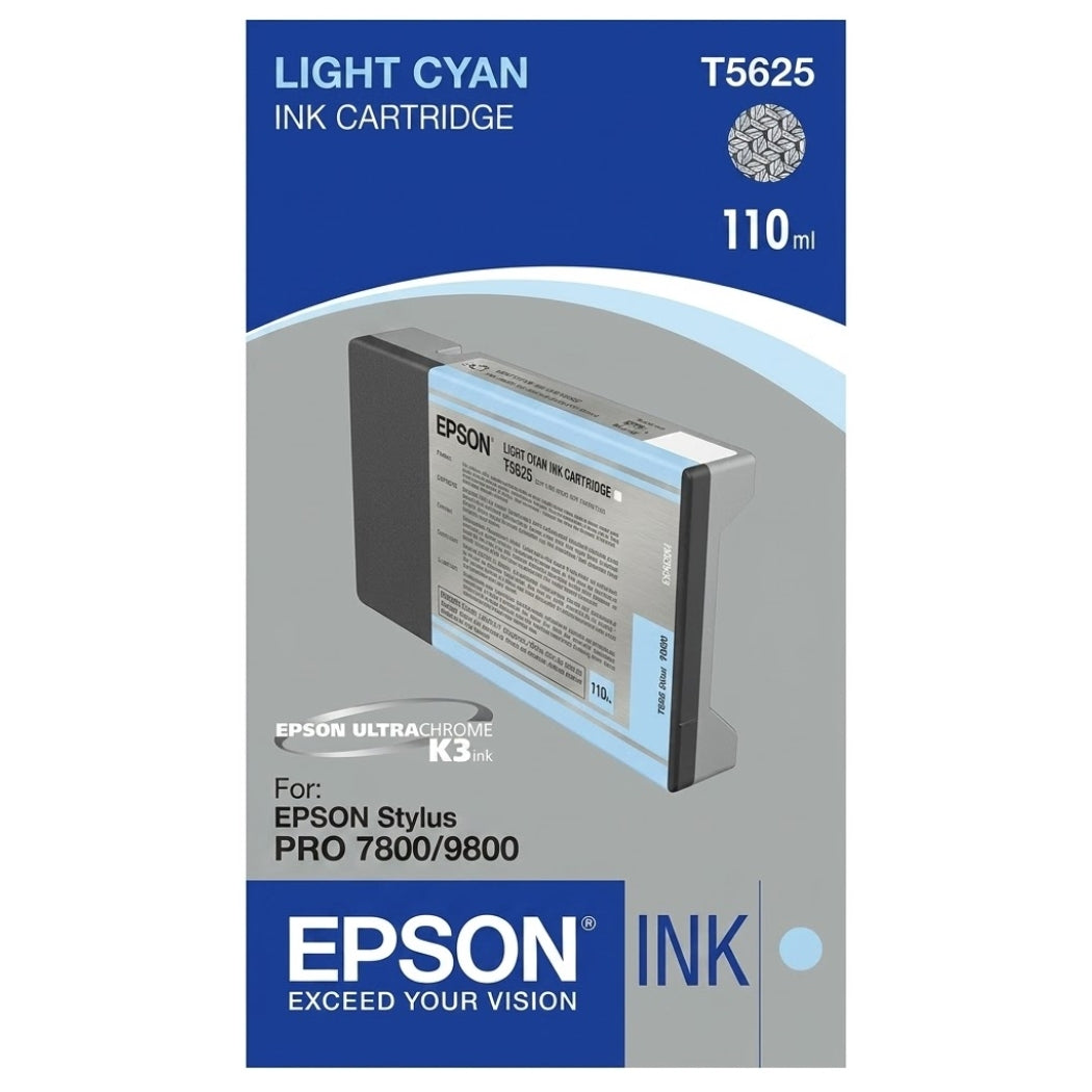 New, Pre-Owned - Epson T5625 Light Cyan 110ml Ink Cartridge